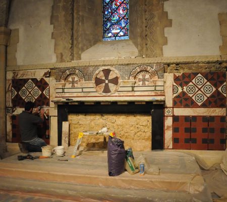 The Reredos: St Michael and All Angels, Stewkley image